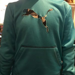 Kids blue puma hoodie